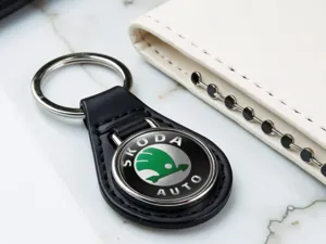 Skoda Portachiavi Fighi Pelle Robusta Tocco Prezioso